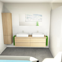 3D-Planung eines Badezimmers