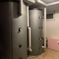 graue Pelletsheizung