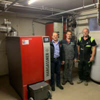 Hackgutheizung von der FH Installationen GmbH