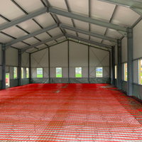 Fußbodenheizung in einer Halle